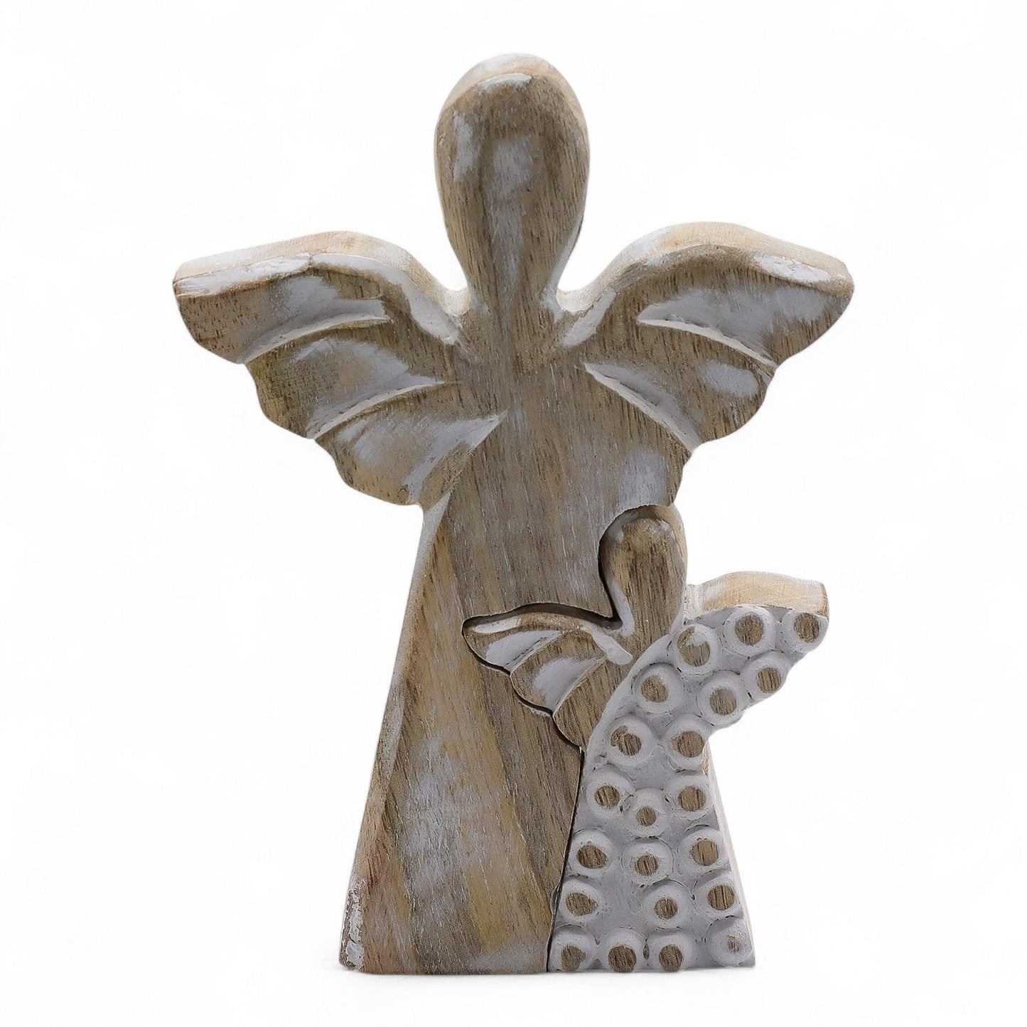 Mango Wood Angel in Angel - Whitewash - Image mango-wood-angel-in-angel--whitewash-wang-07