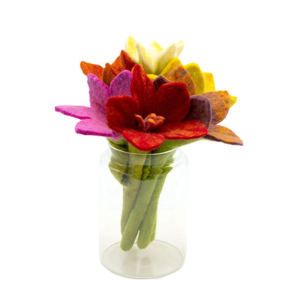 Felt Flowers - Lily (assorted colours) - Image felt-flowers--lily-assorted-colours-ffow-04
