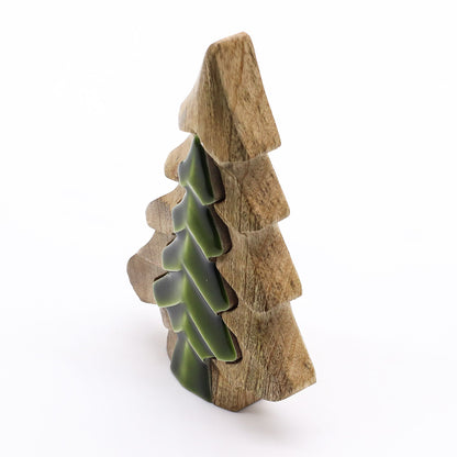Lost in the Forrest - Small Tree in a Tree Wooden Decoration - 15x10cm - Image lost-in-the-forrest--small-tree-in-a-tree-wooden-decoration--15x10cm-lif-01