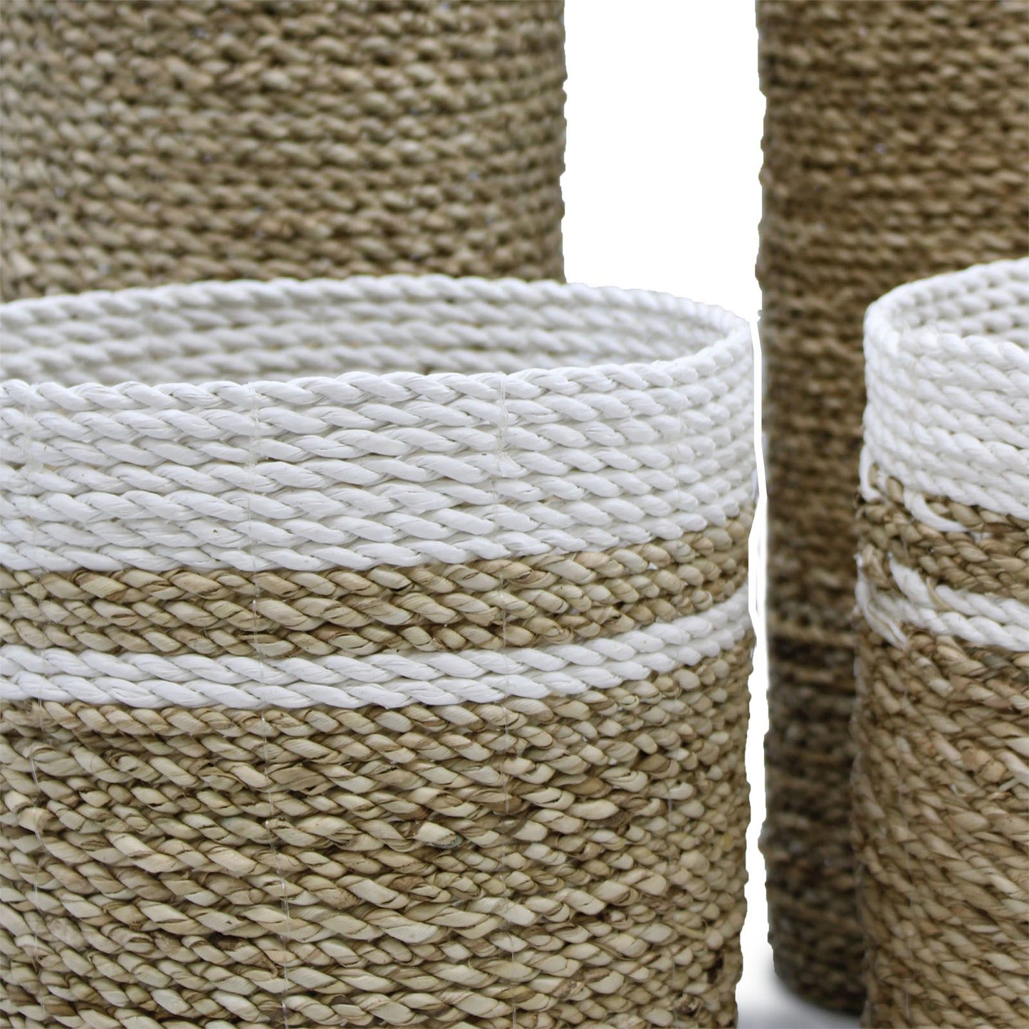 Seagrass Set - 2 Vase & 2 Bins - Image seagrass-set--2-vase--2-bins-nva-01