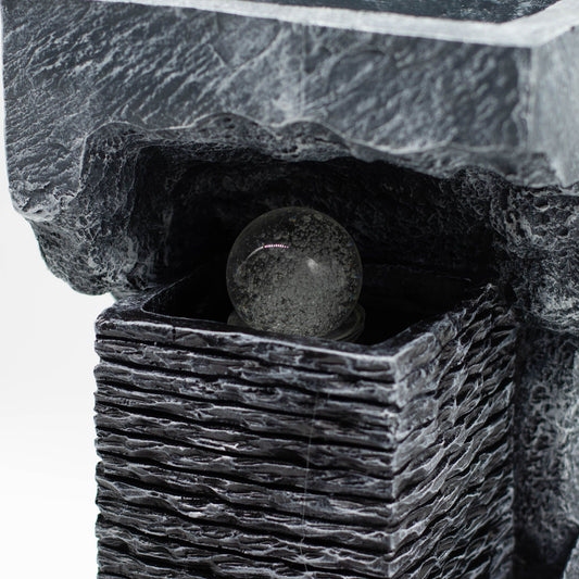 Grand Water Feature - 24x22x48cm - Colour Changing Crystal Ball in Rock - Image grand-water-feature--24x22x48cm--colour-changing-crystal-ball-in-rock-waterf-21