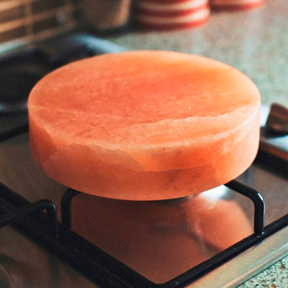 Himalayan Salt Cooking Plate - Round - 20x20x5cm - Image himalayan-salt-cooking-plate--round--20x20x5cm-csalt-03