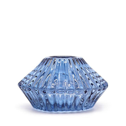 Flower Flip Dinner Candle / Tealight Holder - Royal Blue - Image flower-flip-dinner-candle--tealight-holder--royal-blue-gchd-11