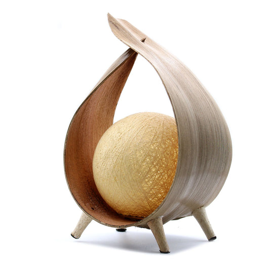 Natural Coconut Lamp - Natural Wrapover - Image natural-coconut-lamp--natural-wrapover-ncl-01