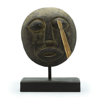 Timor Tribal Decorative Mask - Antique 27x20cm - Image timor-tribal-decorative-mask--antique-27x20cm-vintep-12