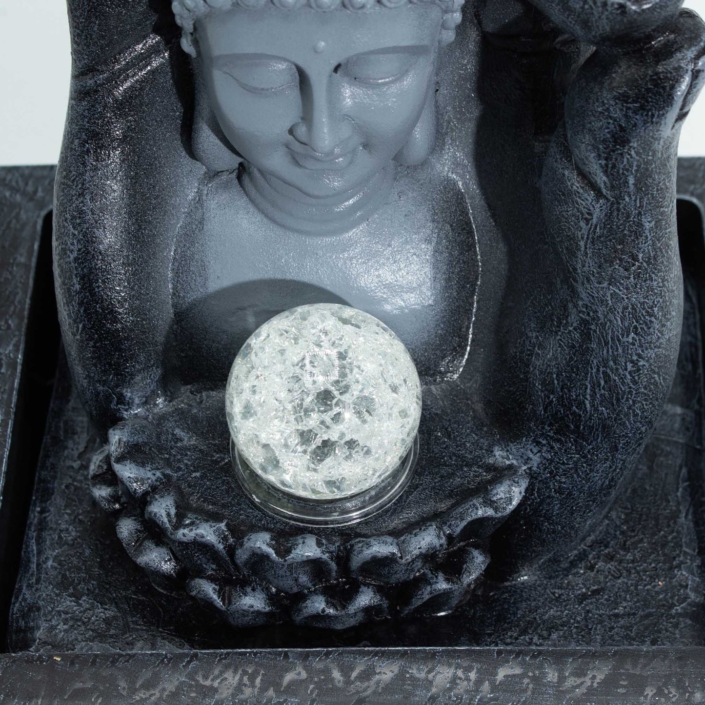 Buddha Hand & Head Tabletop Water Feature (20x25x35cm) - Image buddha-hand--head-tabletop-water-feature-20x25x35cm-waterf-20