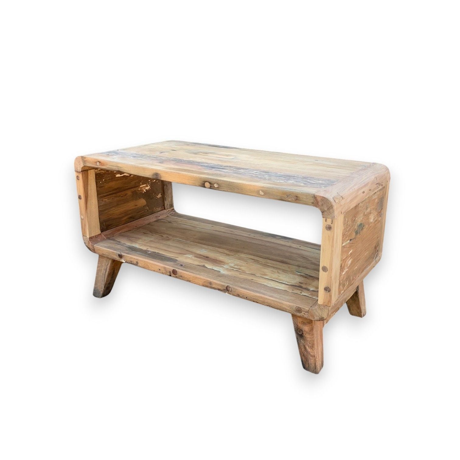 Small Rounded Coffee Table - Recycled Wood - Image small-rounded-coffee-table--recycled-wood-acshop-11