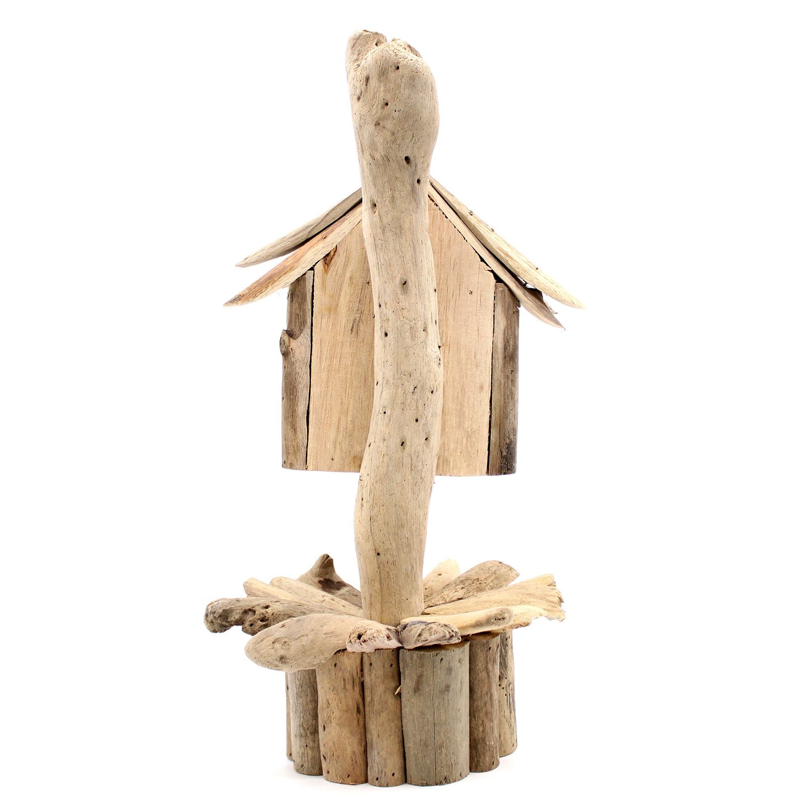 Driftwood Birdbox - On Stand - Image driftwood-birdbox--on-stand-bbbox-07