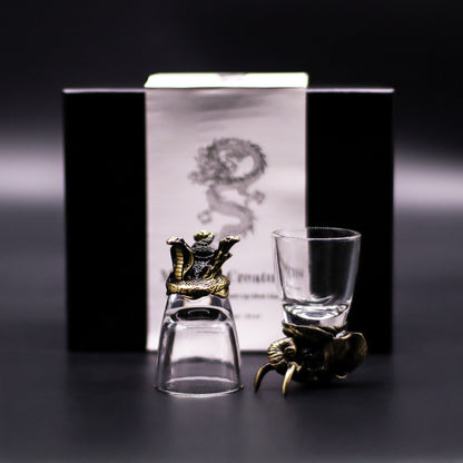 Gift Set of 6 Shot Glasses (50ml) - Mystical Creatures - Antique Bronze - Image gift-set-of-6-shot-glasses-50ml--mystical-creatures--antique-bronze-bbug-04