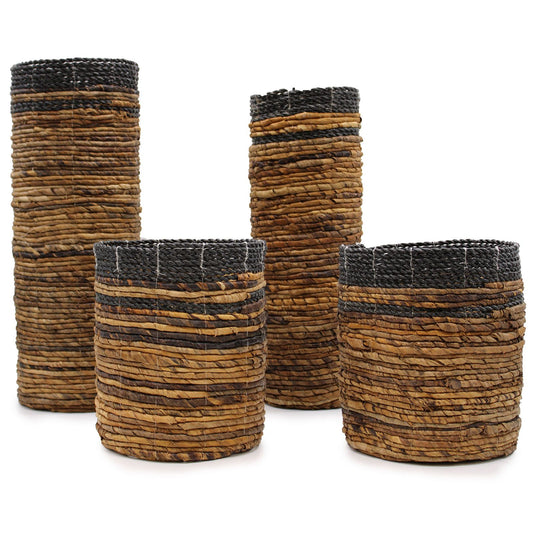 Banana Leaf Set - 2 Vase & 2 Bins - Image banana-leaf-set--2-vase--2-bins-nva-02