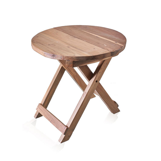 Round Folding Coffee Table - 50cm - Recycled Wood - Image round-folding-coffee-table--50cm--recycled-wood-acshop-09