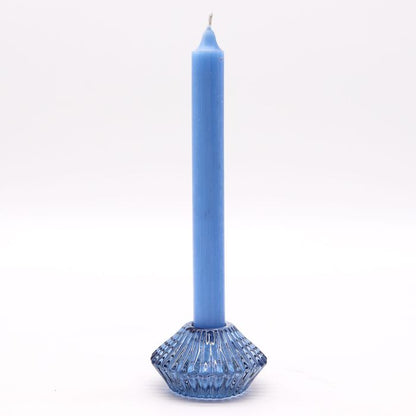 Flower Flip Dinner Candle / Tealight Holder - Royal Blue - Image flower-flip-dinner-candle--tealight-holder--royal-blue-gchd-11