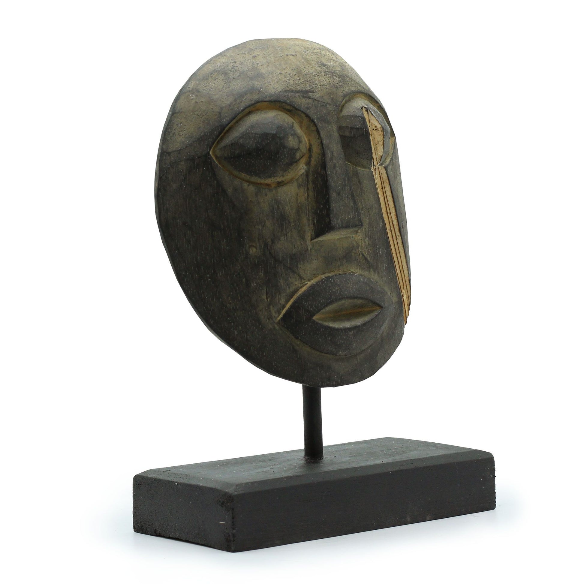 Timor Tribal Decorative Mask - Antique 27x20cm - Image timor-tribal-decorative-mask--antique-27x20cm-vintep-12