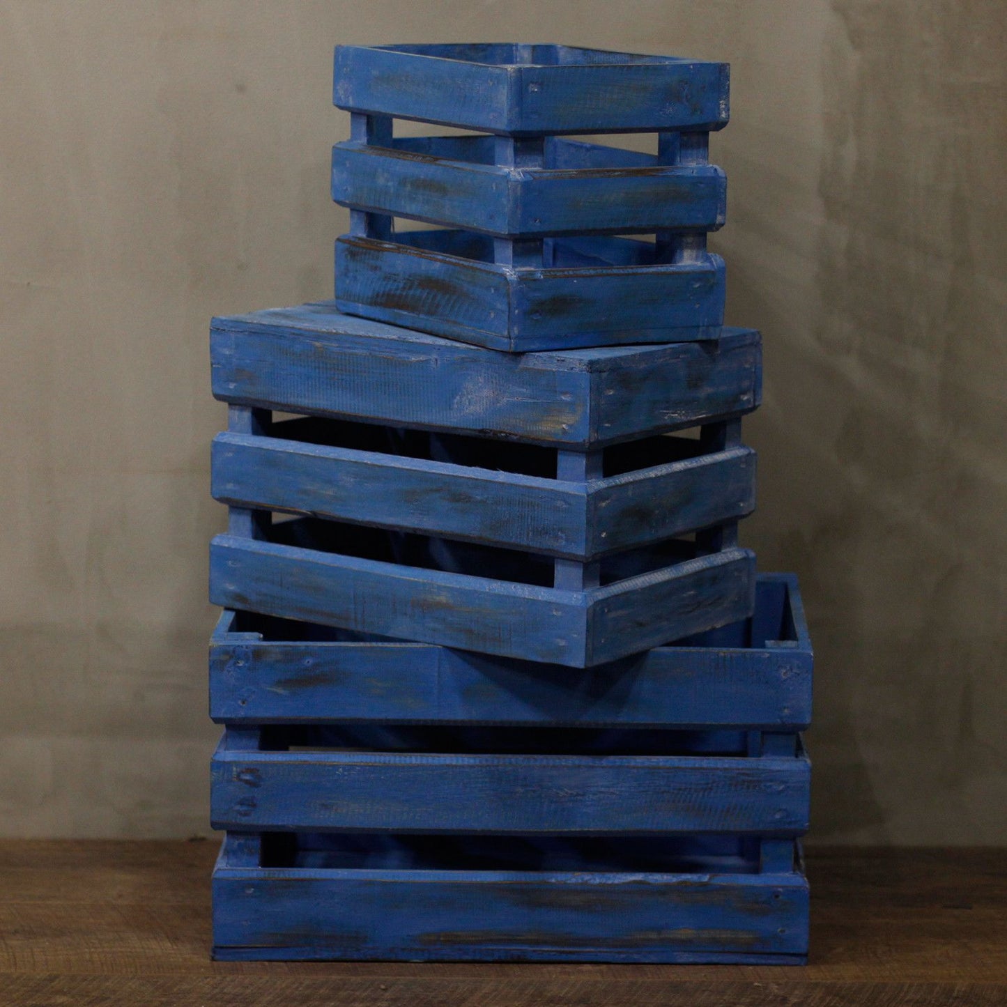 Wooden Storage Crates – Bluewash (Set of 3) - Image wooden-storage-crates--bluewash-set-of-3-rds-153