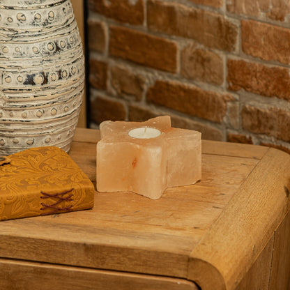 Salt Candle Holder - Star