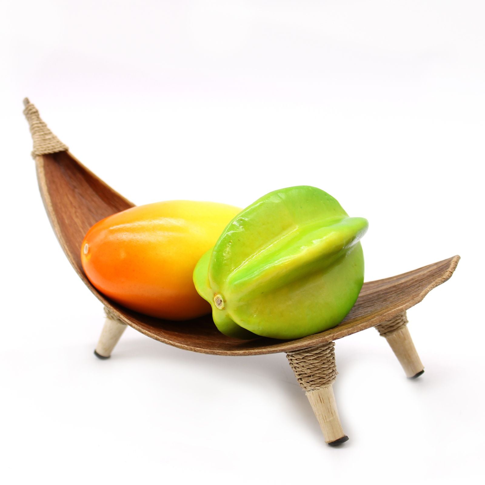 Coconut Leaf Fruit Bowl Set - Natural - Image coconut-leaf-fruit-bowl-set--natural-clfb-01