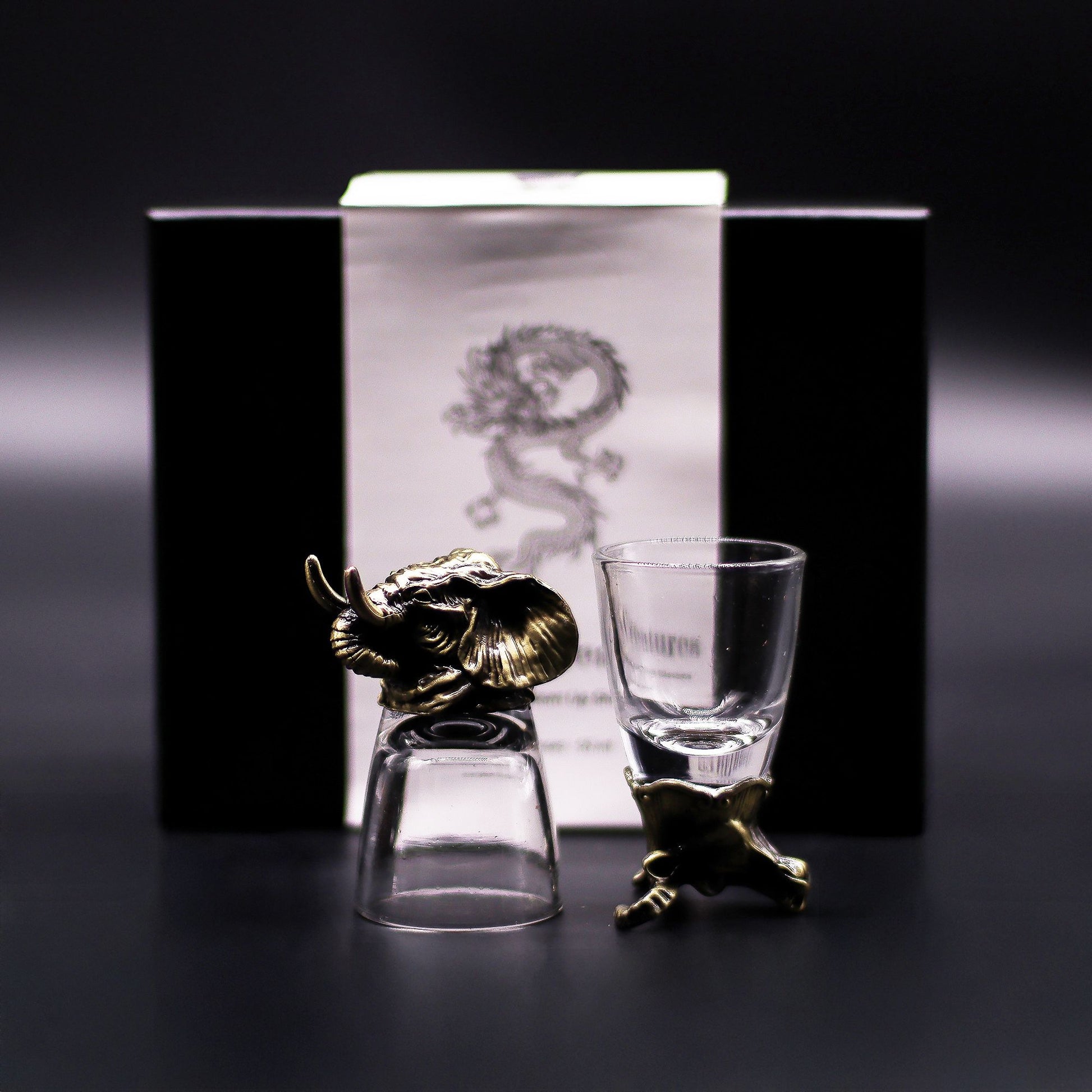 Gift Set of 6 Shot Glasses (50ml) - Mystical Creatures - Antique Bronze - Image gift-set-of-6-shot-glasses-50ml--mystical-creatures--antique-bronze-bbug-04