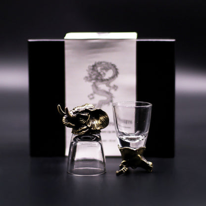 Gift Set of 6 Shot Glasses (50ml) - Mystical Creatures - Antique Bronze - Image gift-set-of-6-shot-glasses-50ml--mystical-creatures--antique-bronze-bbug-04