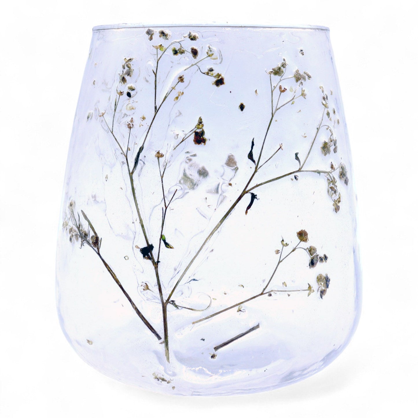 Natural Floral Glass - Vase Candle Holder - Margarita  - (12x11cm) - Image natural-floral-glass--vase-candle-holder--margarita---12x11cm-nfg-03
