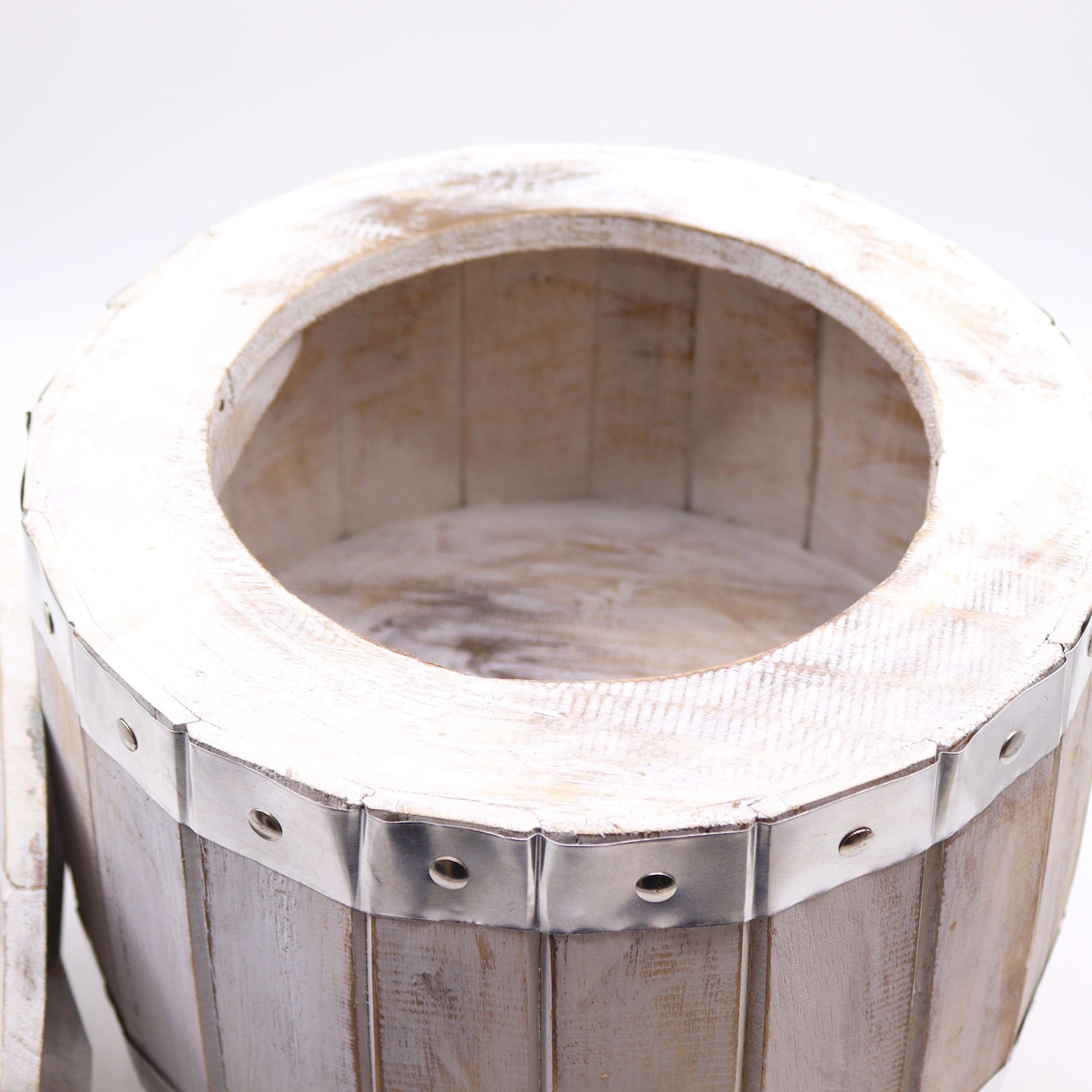 Beer Barrel Stool – Whitewash Wood 38 x 32 cm - Image beer-barrel-stool--whitewash-wood-38-x-32-cm-bts-04