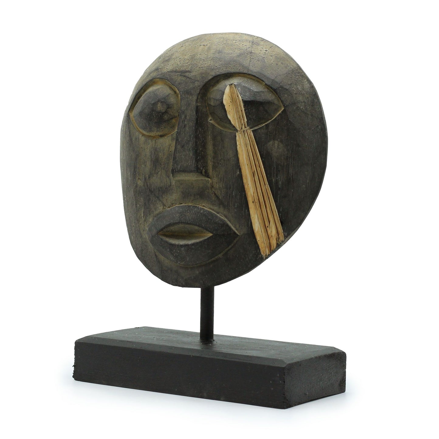Timor Tribal Decorative Mask - Antique 27x20cm - Image timor-tribal-decorative-mask--antique-27x20cm-vintep-12
