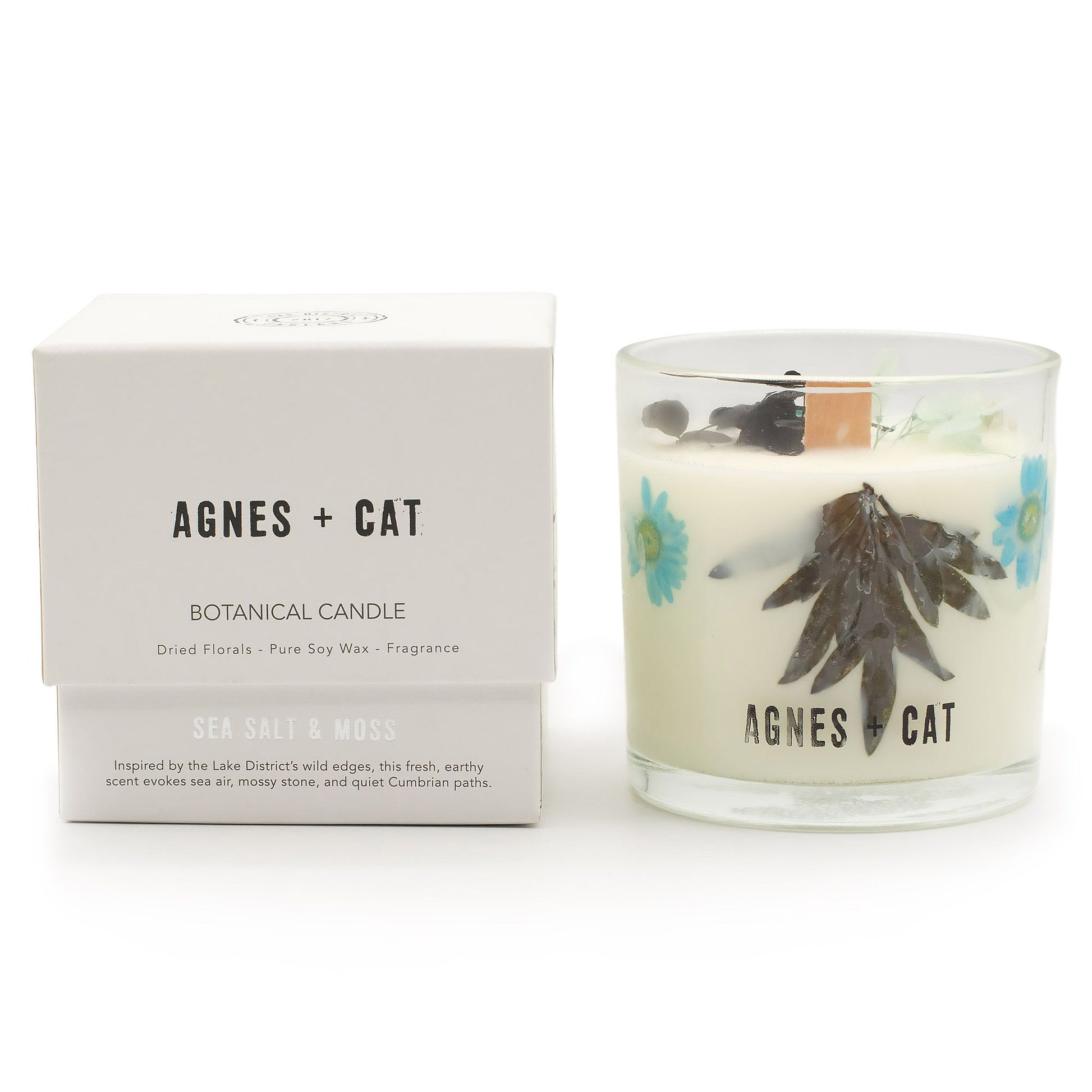 Agnes + Cat Botanical Soy Wax Candle - Seasalt & Moss - Image agnes--cat-botanical-soy-wax-candle--seasalt--moss-acbfc-06