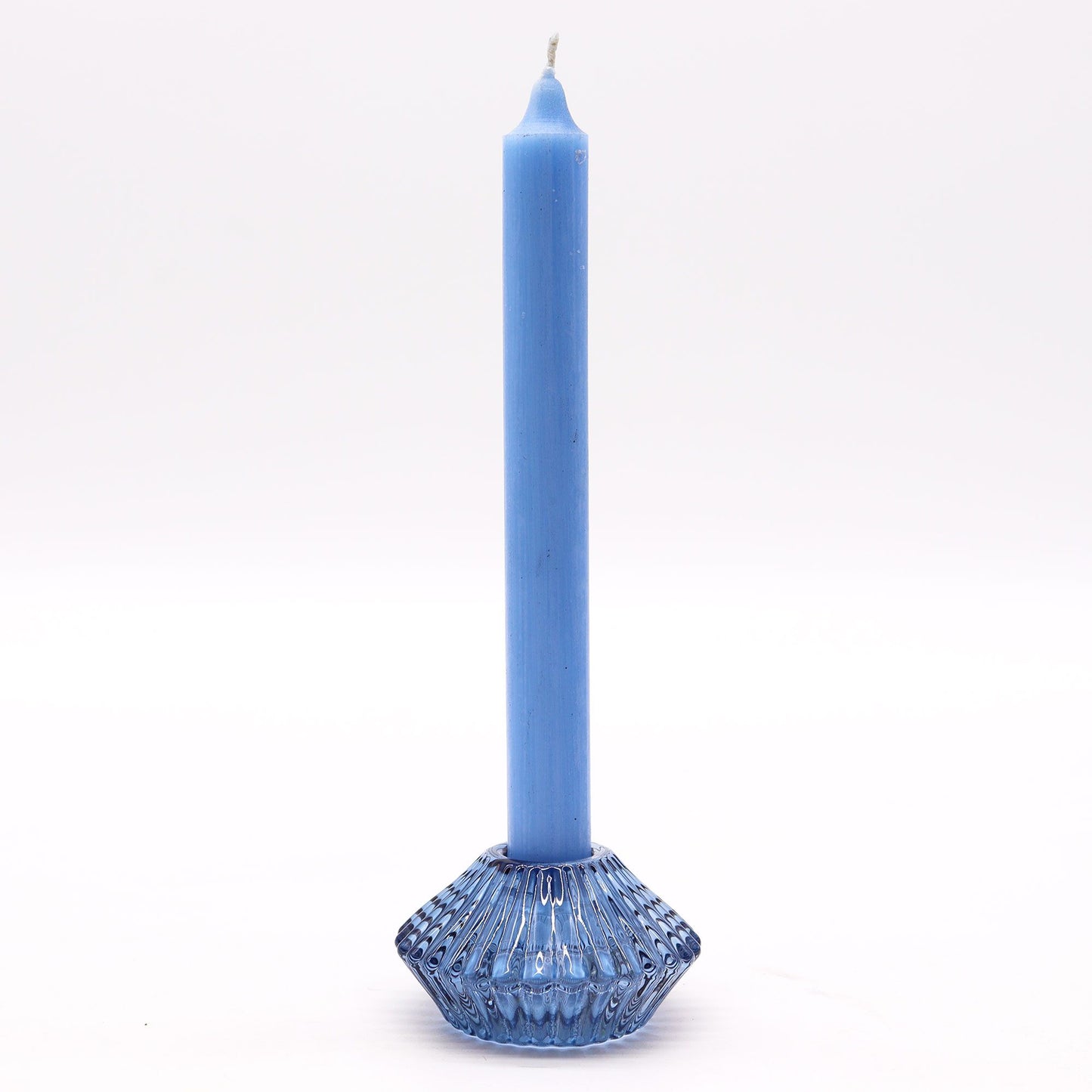 Flower Flip Dinner Candle / Tealight Holder - Royal Blue - Image flower-flip-dinner-candle--tealight-holder--royal-blue-gchd-11