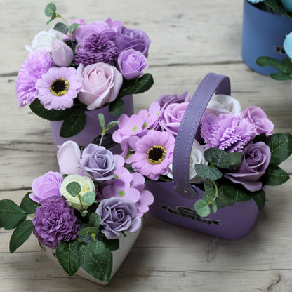 Bouquet Petite Basket - Soft Lavender - Image bouquet-petite-basket--soft-lavender-psfb-02
