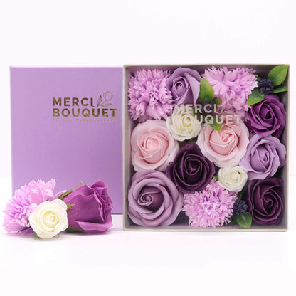 Square Box - Lavender Rose & Carnation - Image square-box--lavender-rose--carnation-sfbx-14