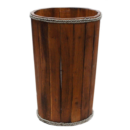 Large Wooden Storage Tub – Brown - Image large-wooden-storage-tub--brown-rds-145