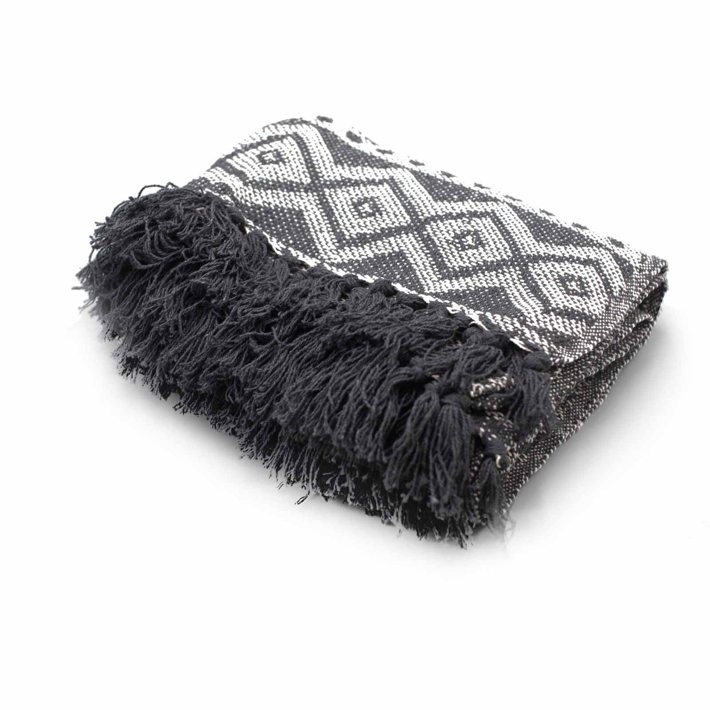 Boho Comfort Throws - Grey Geometric - Image boho-comfort-throws--grey-geometric-bohot-02