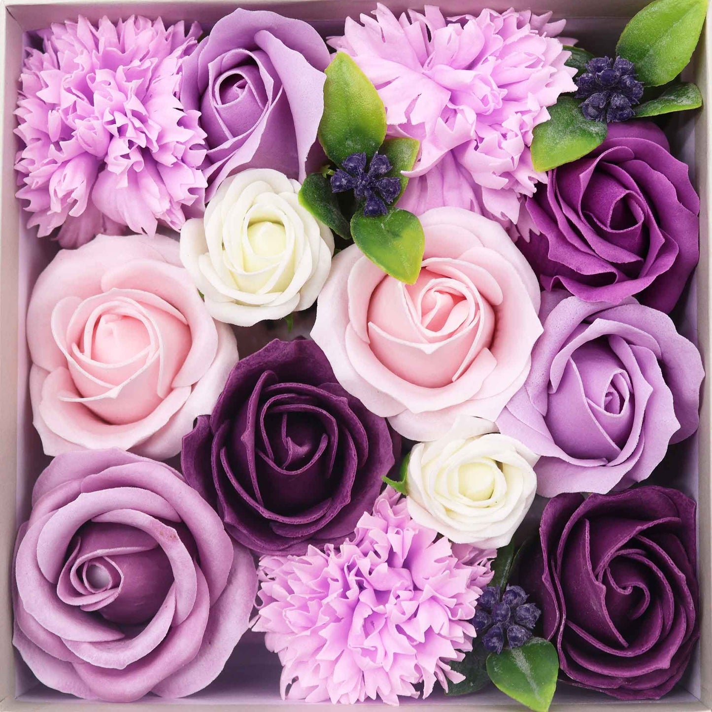 Square Box - Lavender Rose & Carnation - Image square-box--lavender-rose--carnation-sfbx-14