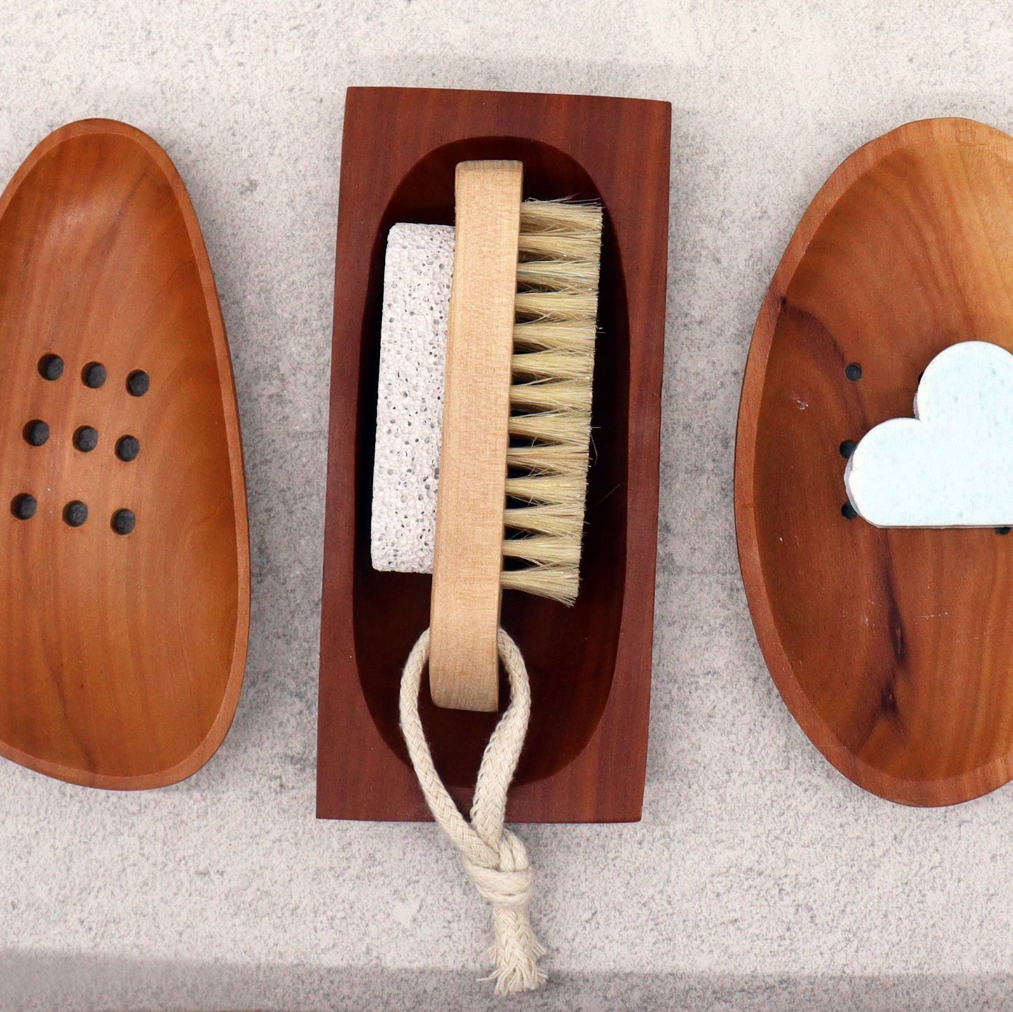 Classic Mahogany Soap Dish - Rectangle - Image classic-mahogany-soap-dish--rectangle-msd-02
