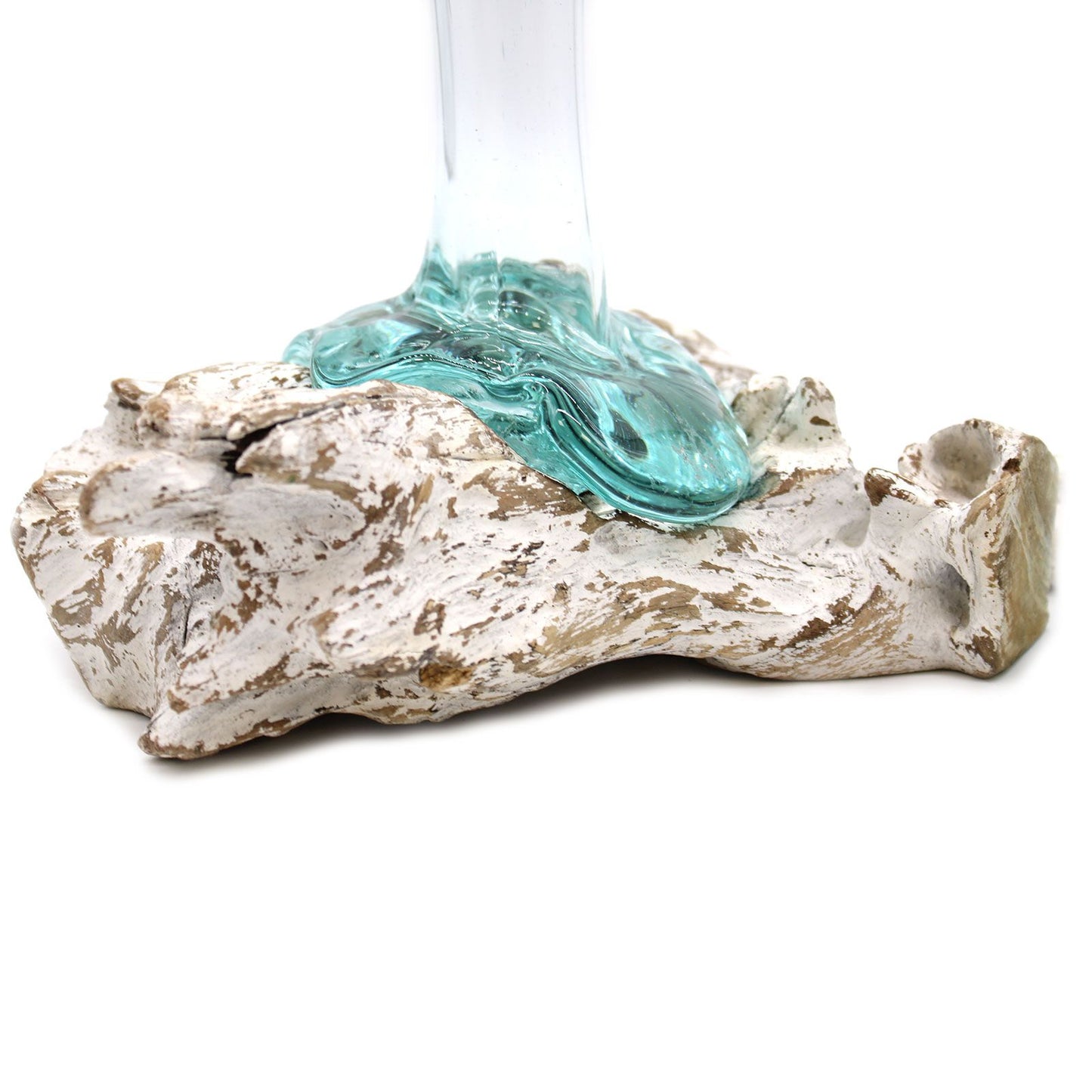 Molten Glass on Whitewash Wood - Vase - Medium - Image molten-glass-on-whitewash-wood--vase--medium-mgw-17