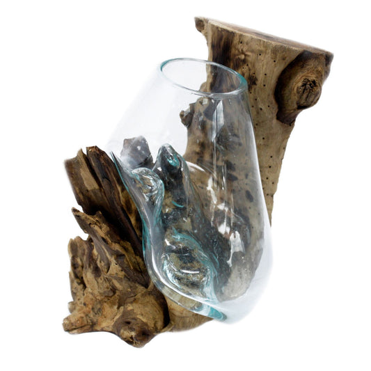 Molten Glass on Wood - Hanging Bowl - Image molten-glass-on-wood--hanging-bowl-mgw-05