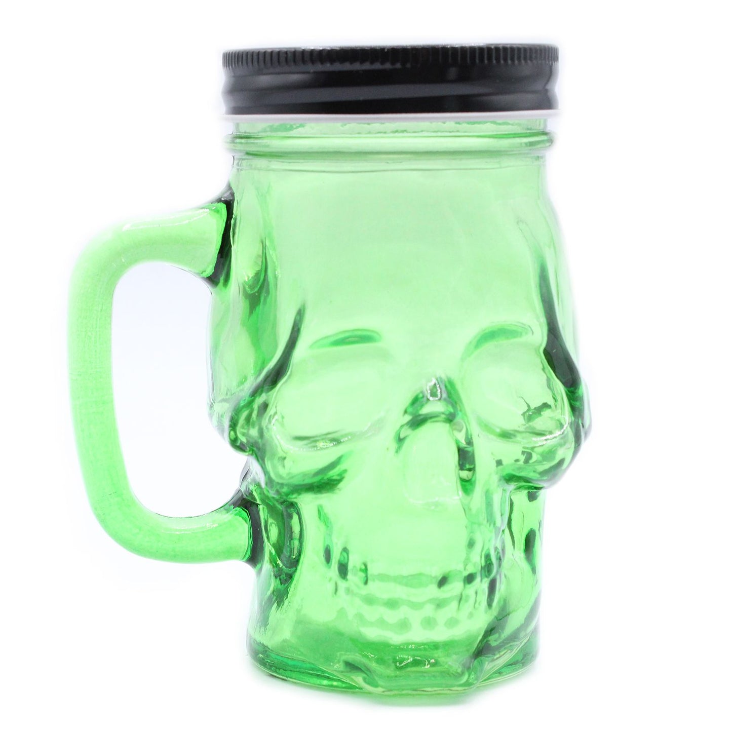Funky Mason Jar - Skull - Green - Image funky-mason-jar--skull--green-fmj-05