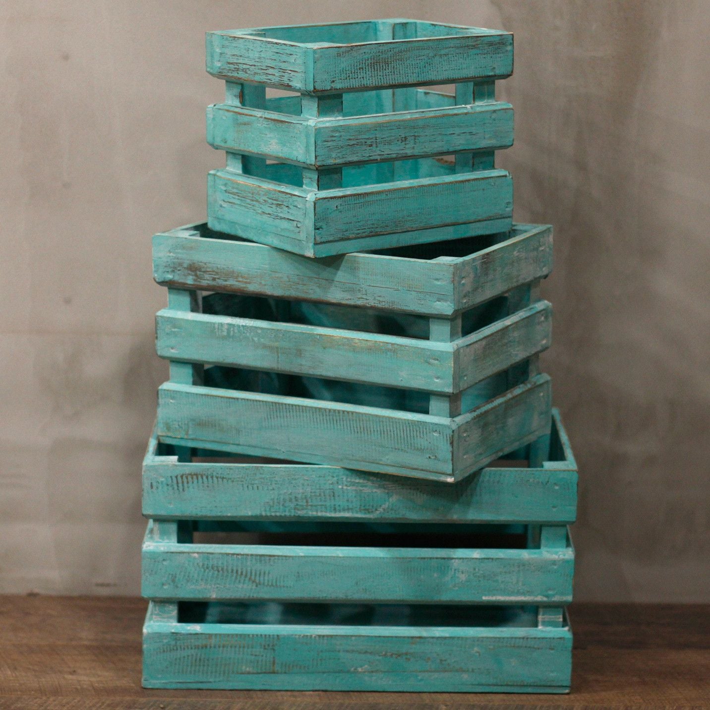 Wooden Storage Crates – Greenwash (Set of 3) - Image wooden-storage-crates--greenwash-set-of-3-rds-154