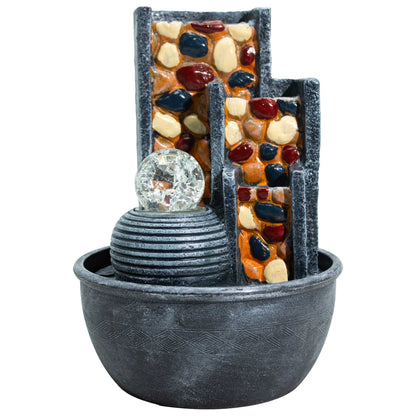 Pebble Wall Tabletop Water Feature with Crystal Ball (19x19x28cm) - Image pebble-wall-tabletop-water-feature-with-crystal-ball-19x19x28cm-waterf-23