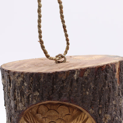 Tree Trunk Face - Bird House - Wise Owl - Image tree-trunk-face--bird-house--wise-owl-birdb-09