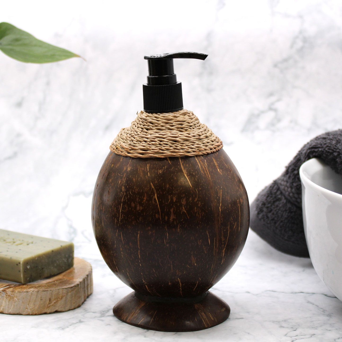 Natural Coconut Soap Dispenser - 150ml - Image natural-coconut-soap-dispenser--150ml-nsd-01