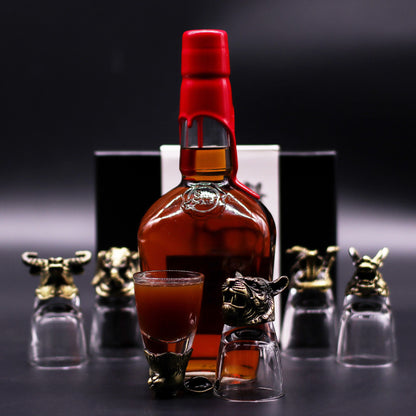 Gift Set of 6 Shot Glasses (50ml) - Mystical Creatures - Antique Bronze - Image gift-set-of-6-shot-glasses-50ml--mystical-creatures--antique-bronze-bbug-04