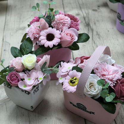 Bouquet Petite Basket - Peaceful Pink - Image bouquet-petite-basket--peaceful-pink-psfb-03