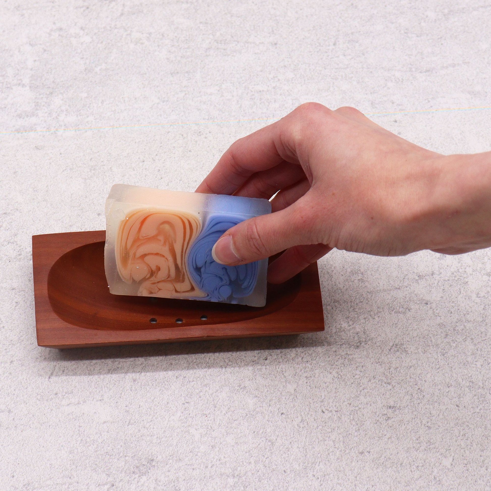 Classic Mahogany Soap Dish - Rectangle - Image classic-mahogany-soap-dish--rectangle-msd-02