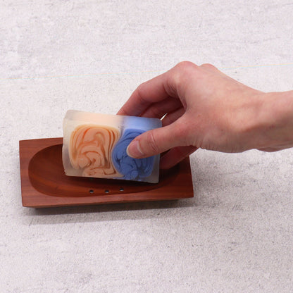 Classic Mahogany Soap Dish - Rectangle - Image classic-mahogany-soap-dish--rectangle-msd-02