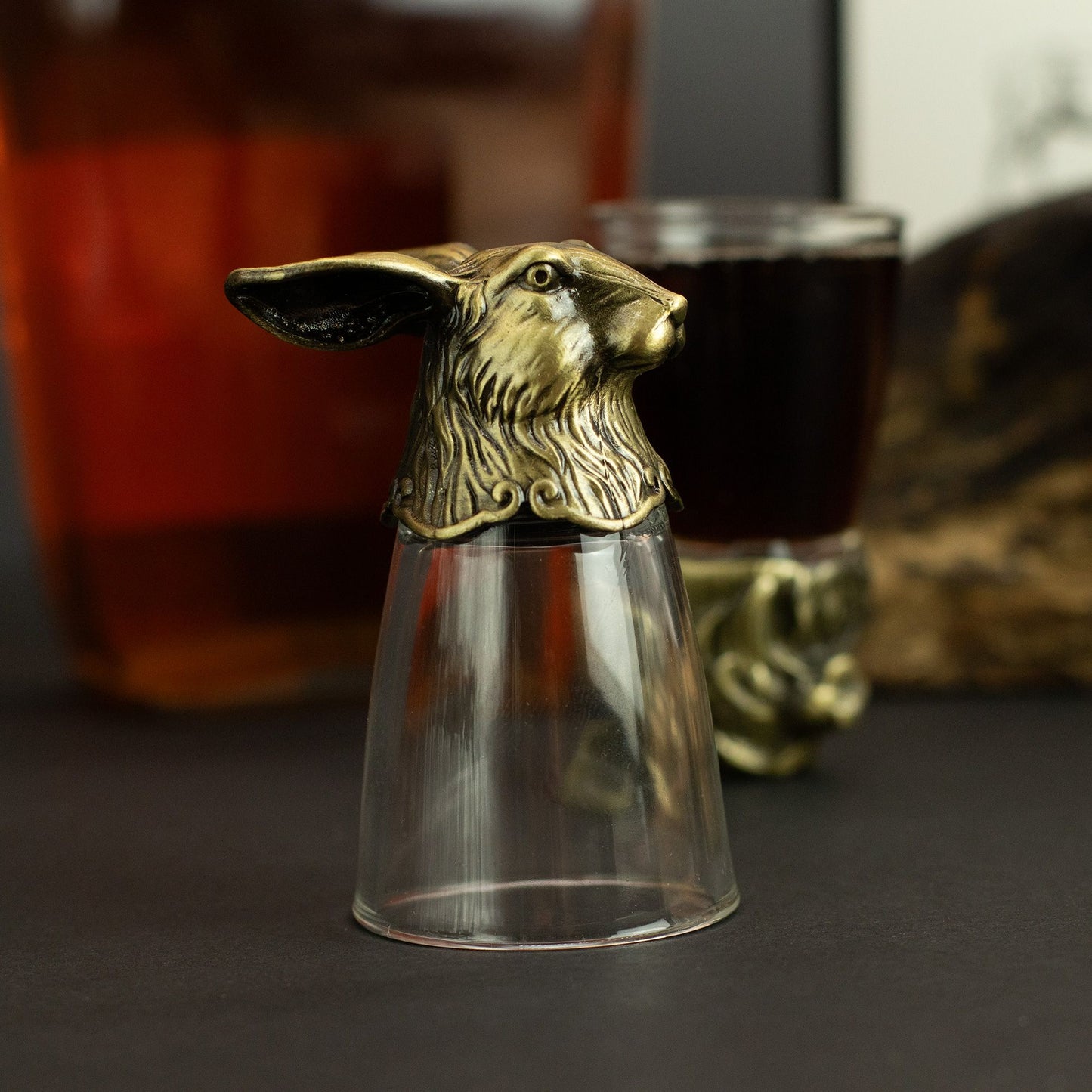 Gift Set of 12 Bottom Up Shot Glasses (25ml) - Forest & Mystical Creatures - Antique Bronze - Image gift-set-of-12-bottom-up-shot-glasses-25ml--forest--mystical-creatures--antique-bronze-bbug-01