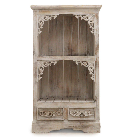 Albasia Bathroom Cabinet - Whitewash - Image albasia-bathroom-cabinet--whitewash-bcab-01