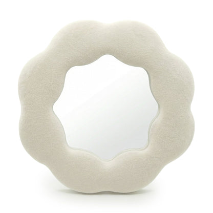 Soft Squiggly Mirror – Flower – Stone (25.4x25.4x2.3cm) - Image soft-squiggly-mirror--flower--stone-254x254x23cm-ssm-06