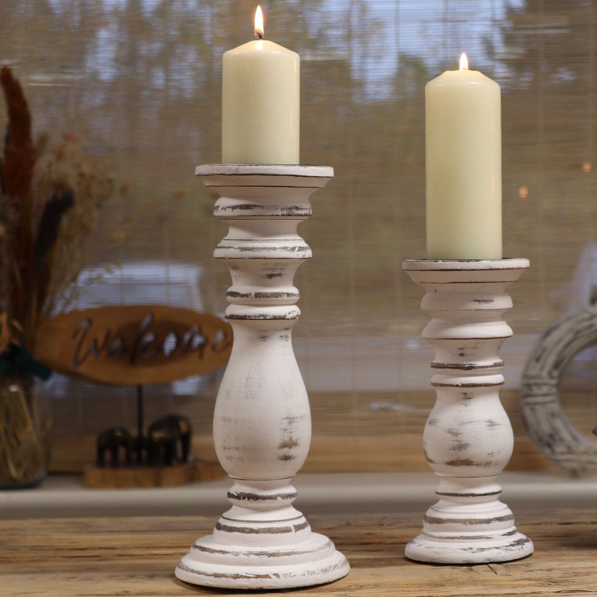 Classic Candle Stand - Whitewash - Small - Image classic-candle-stand--whitewash--small-mwcs-03