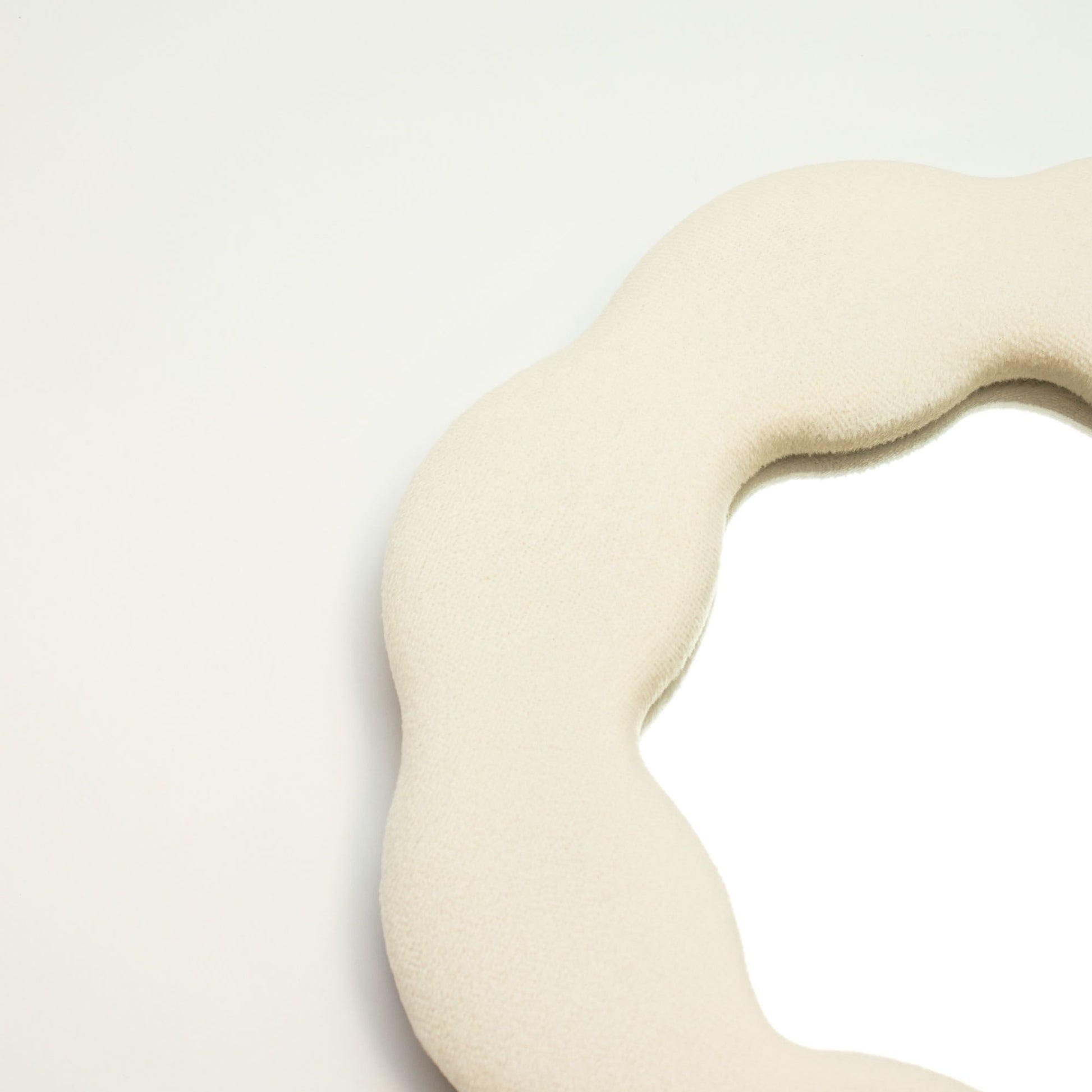 Soft Squiggly Mirror – Flower – Stone (25.4x25.4x2.3cm) - Image soft-squiggly-mirror--flower--stone-254x254x23cm-ssm-06