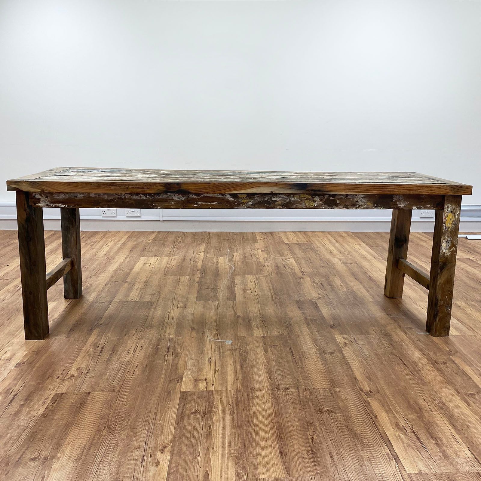 Recycled Teakwood Dinning Table 1.8 m - Image recycled-teakwood-dinning-table-18-m-acshop-07